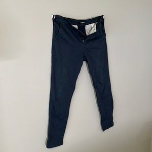Express Athletic Hyper Stretch Blue Chino